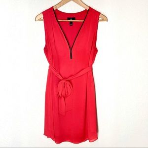 Coral colored IZ Byer dress